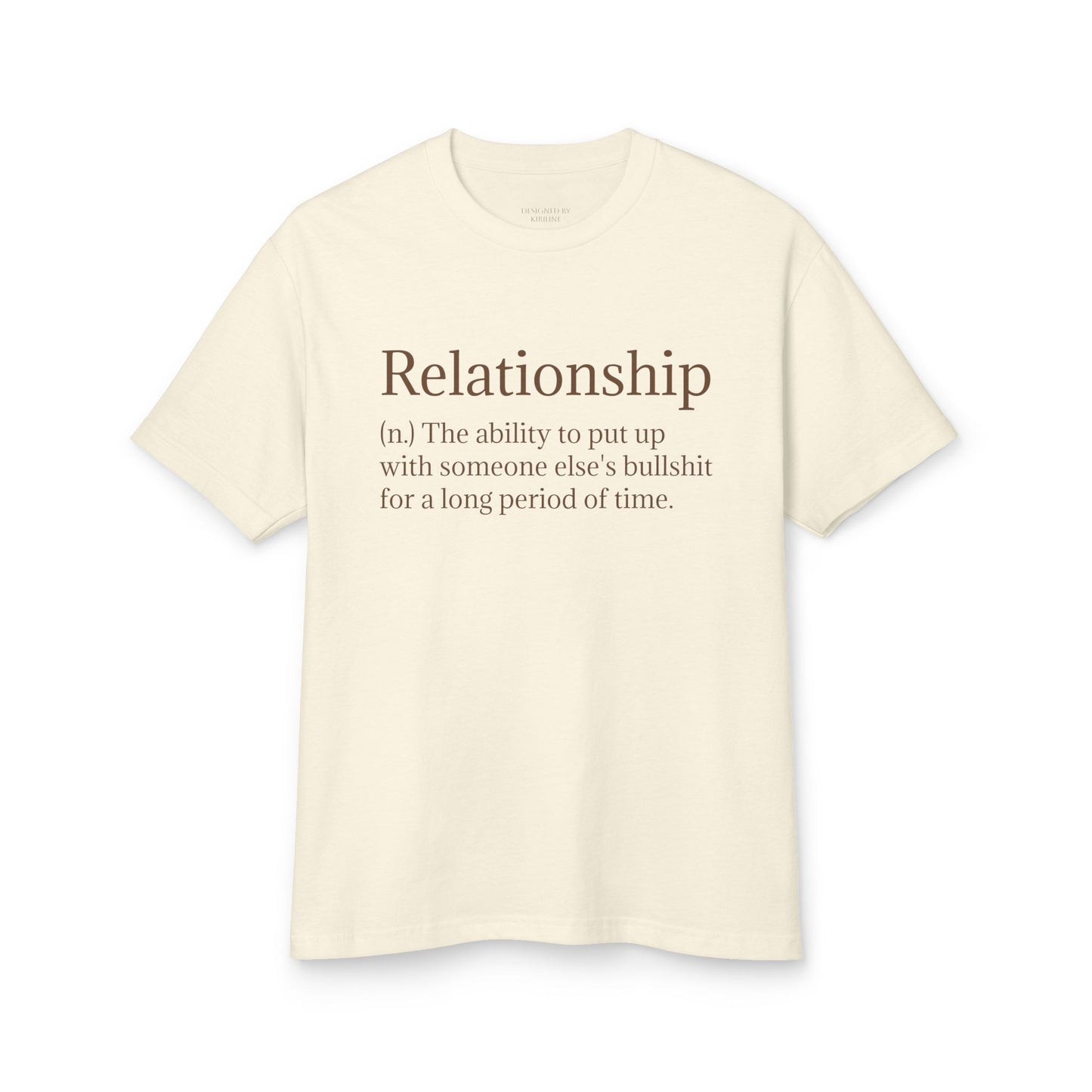 Relationship Definition Tee - Unisex Casual Shirt, Gift for Couples, Funny Relationship Humor, Birthday Gift, Everyday Wear