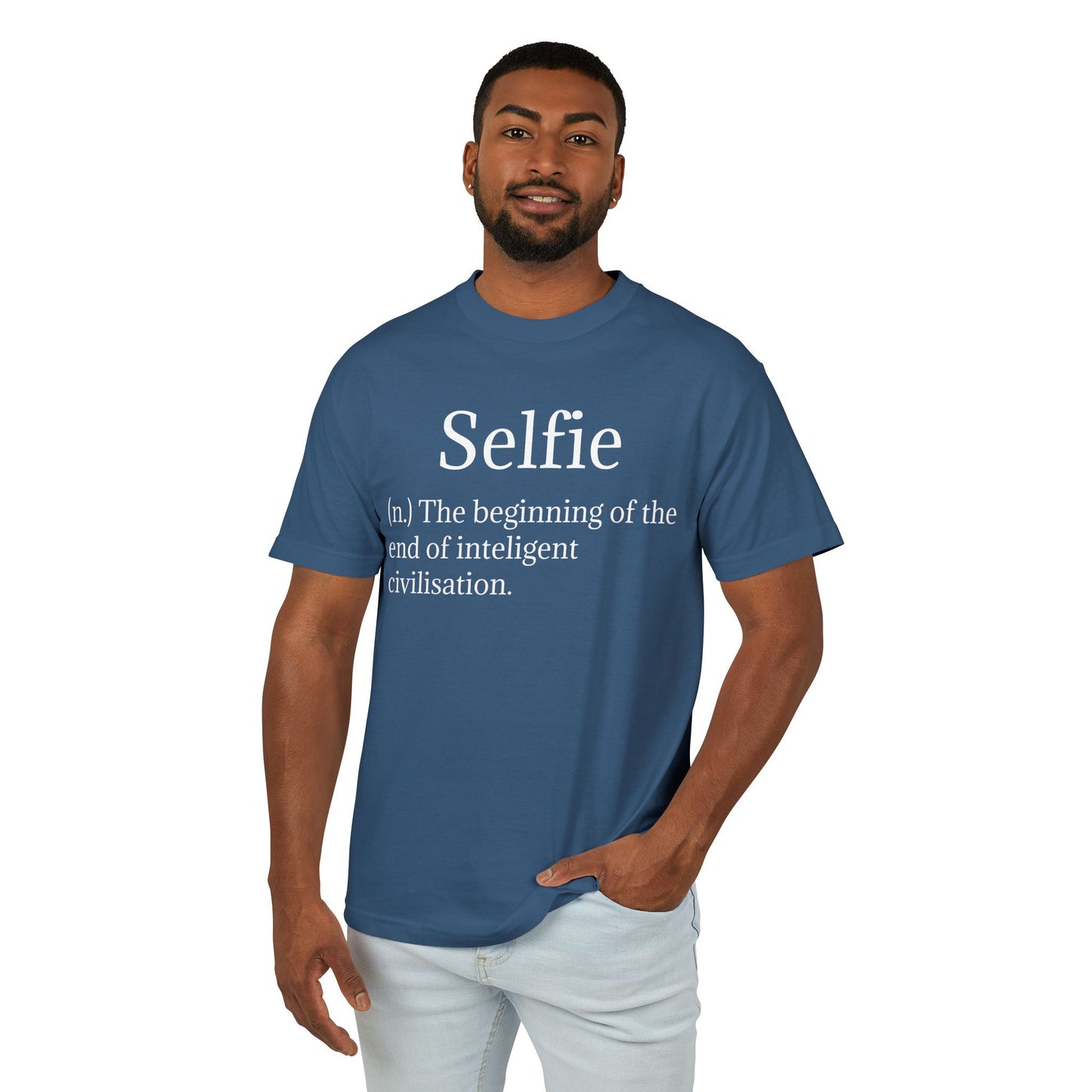 Selfie Definition Tee, Vintage Style Graphic Tee, Gift for Social Media Lovers, Casual Unisex T-Shirt, Perfect for Friends & Family