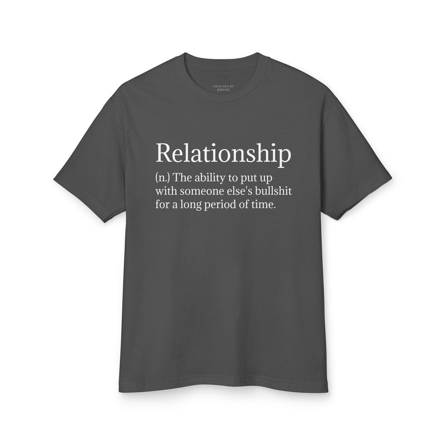 Relationship Definition Tee - Unisex Casual Shirt, Gift for Couples, Funny Relationship Humor, Birthday Gift, Everyday Wear