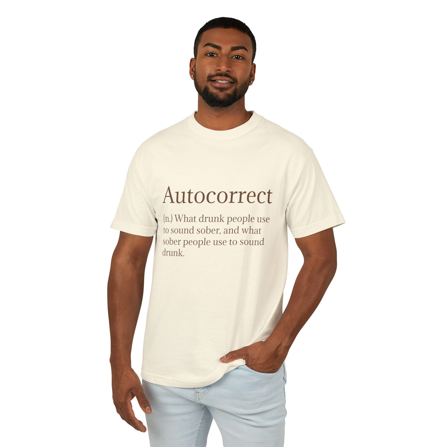 Autocorrect Humor Unisex Tee, Funny Quote Shirt, Gift for Drink Lovers, Casual Cotton T-Shirt, Birthday, Party Wear