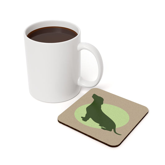 Dachshund Coaster  | Cute Dog Cork Coasters | Pet Lover Gift | Home & Kitchen Decor | Unique Housewarming Gift | Animal Lover Coasters