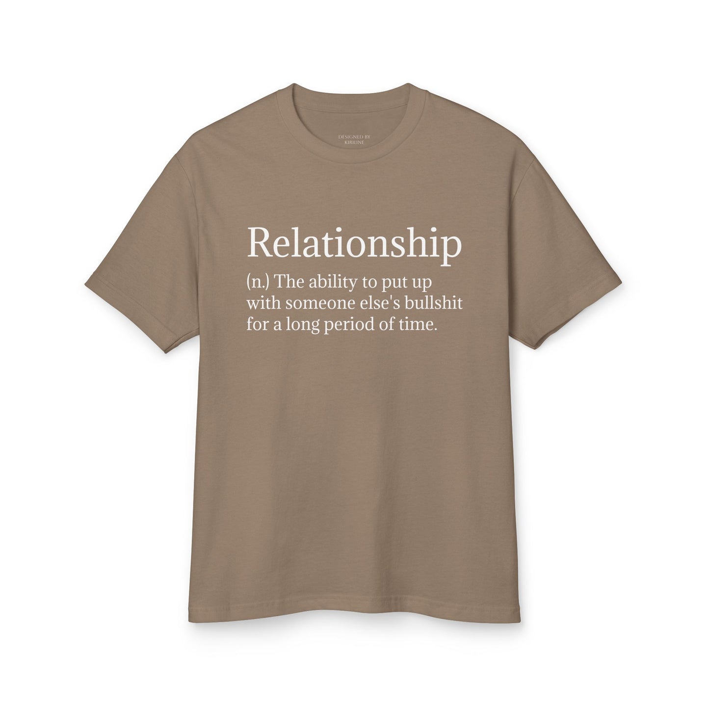 Relationship Definition Tee - Unisex Casual Shirt, Gift for Couples, Funny Relationship Humor, Birthday Gift, Everyday Wear