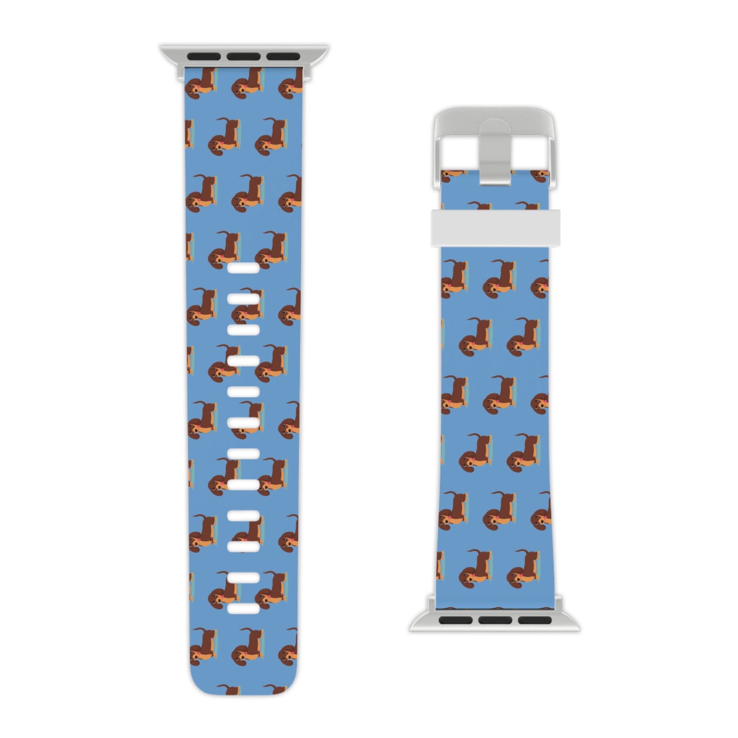 Dachshund Watch Band for Apple Watch, Cute Animal Design, Pet Lover Gift, Trendy Silicone Strap, Fun Fashion Accessory, Tech Gadget