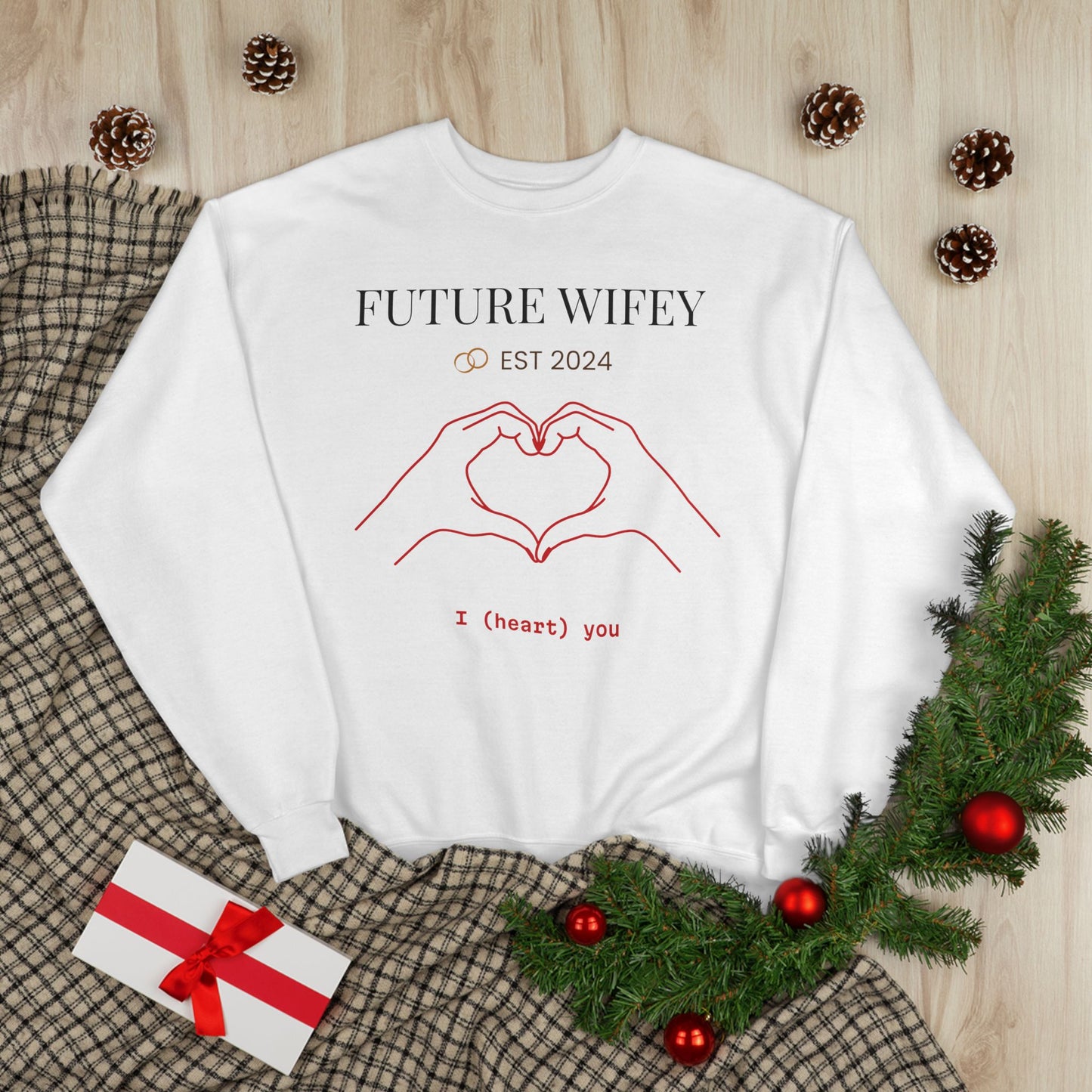 Custom Future Wifey sweater, bride sweatshirt, proposal sweatshirt, engagement party, casual