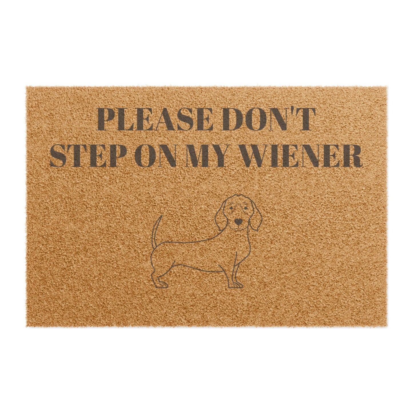 Weiner Dog Doormat - Funny Pet Welcome Mat, Unique Gift for Dog Lovers, Indoor/Outdoor Decor, Home Entrance Decor, Dachshund gifts