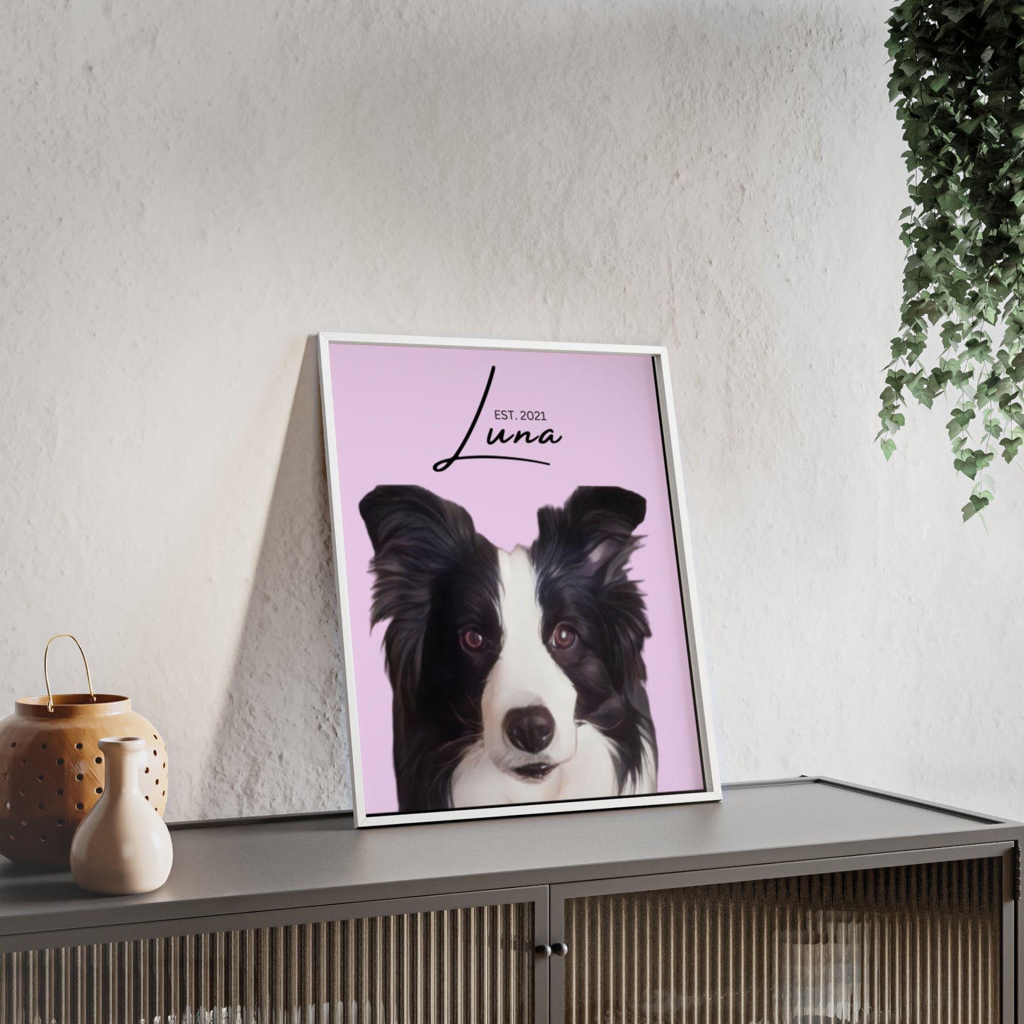 Personalized Pet Portrait Poster, Custom Dog Art, Home Decor, Gift for Dog Lovers, Animal Wall Art, Unique Pet Memory