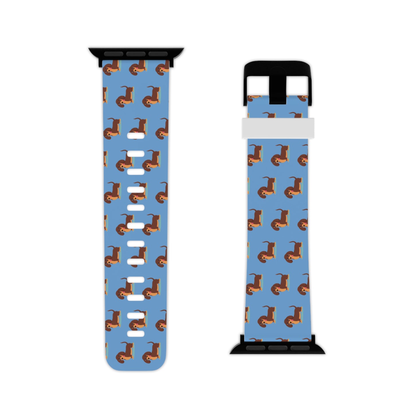 Dachshund Watch Band for Apple Watch, Cute Animal Design, Pet Lover Gift, Trendy Silicone Strap, Fun Fashion Accessory, Tech Gadget