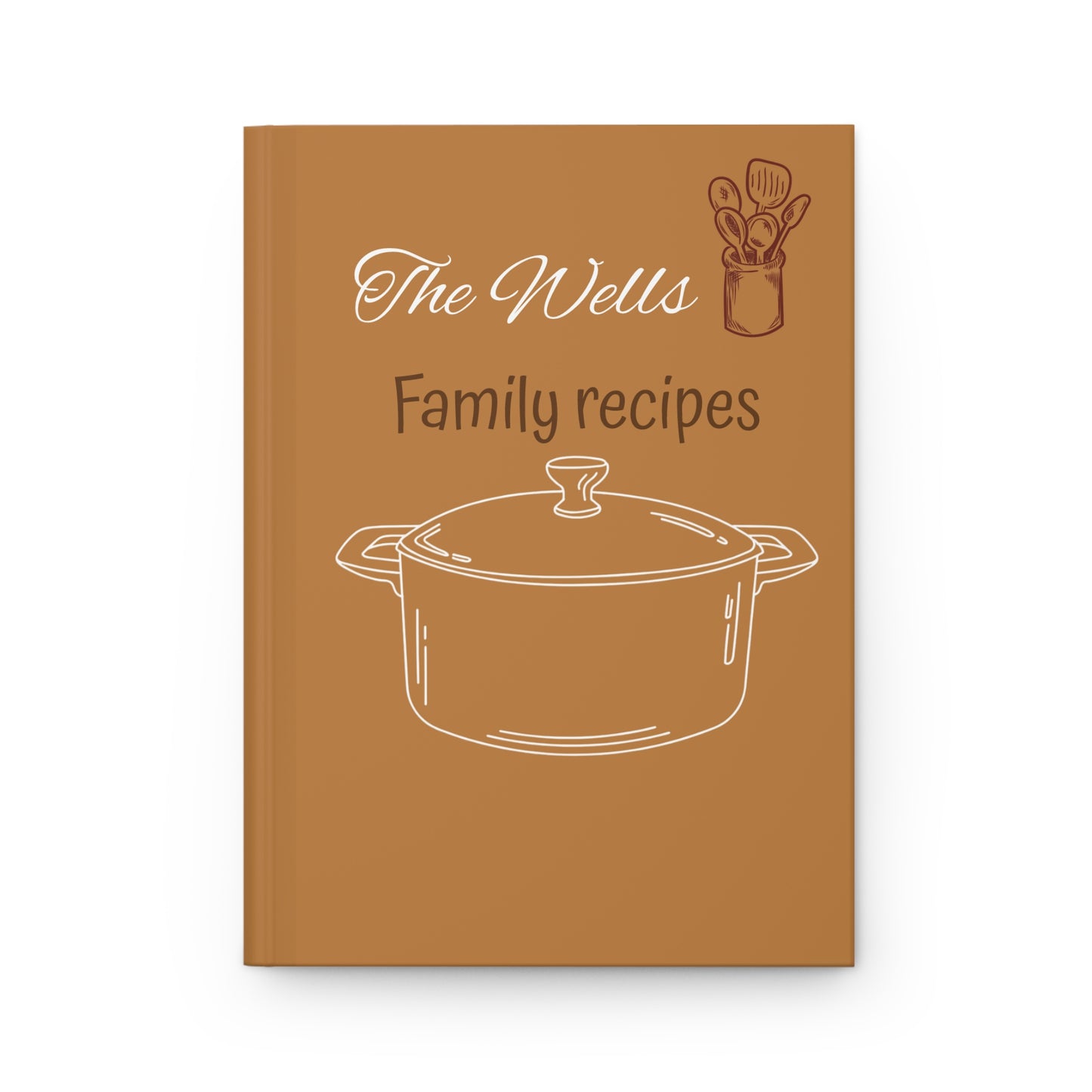 Personalized Family Recipes Journal, Perfect Gift for Chefs, Cooking Enthusiasts, and Family Gatherings, Recipe Keepsake Book, Custom