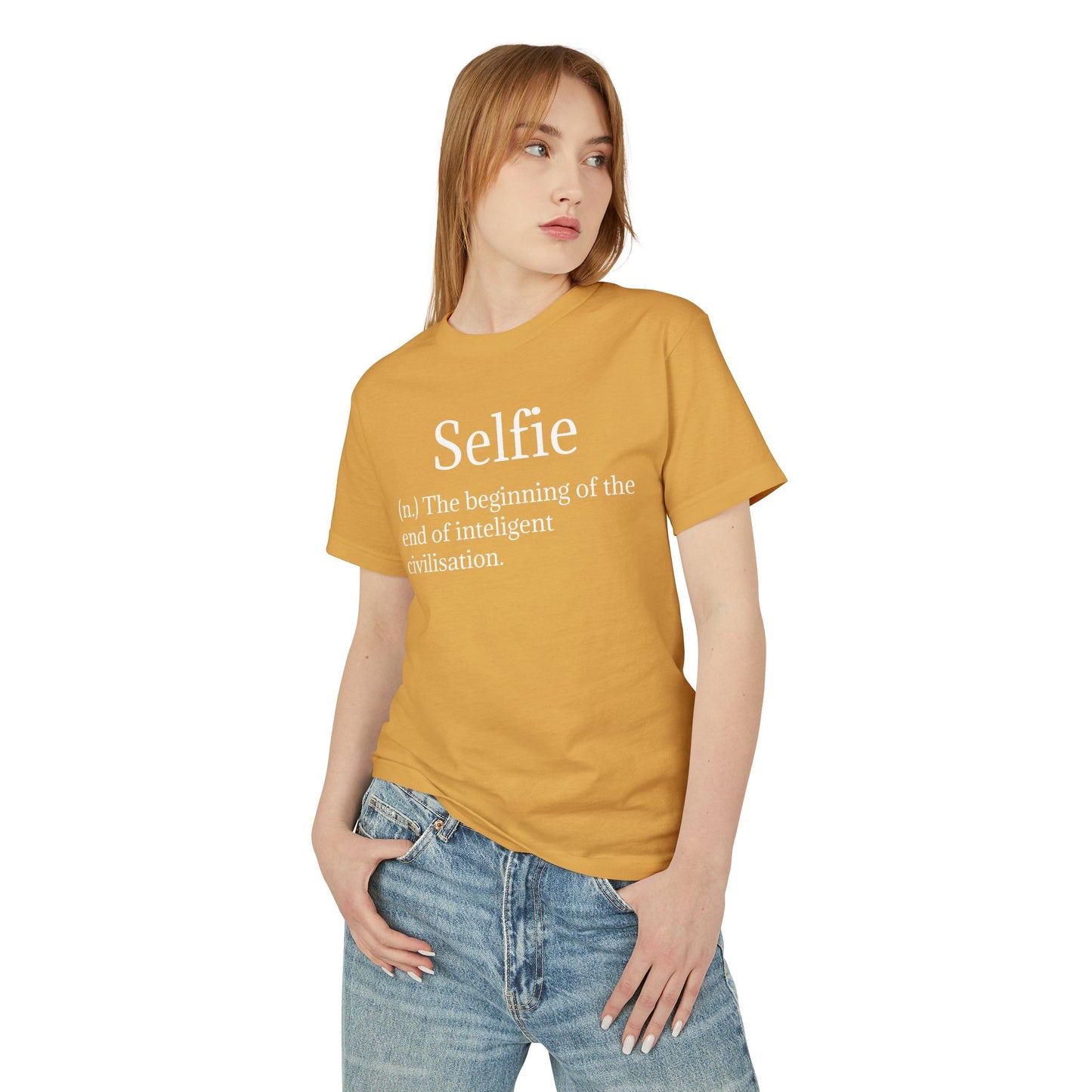 Selfie Definition Tee, Vintage Style Graphic Tee, Gift for Social Media Lovers, Casual Unisex T-Shirt, Perfect for Friends & Family