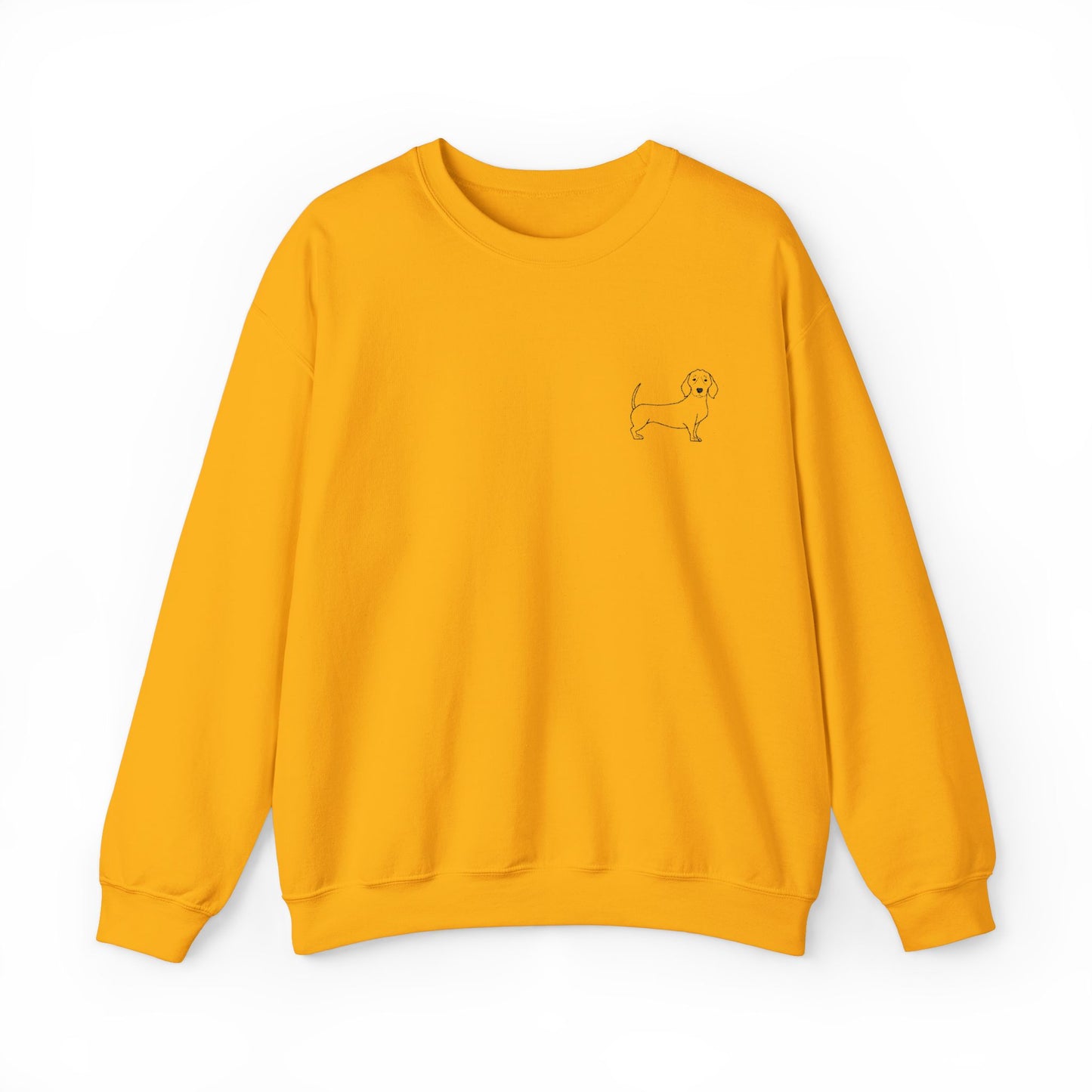 Cozy Dog Lover Crewneck Sweatshirt, Gift for Pet Owners, Casual Outfit, Fall Fashion, Dog Themed Apparel, Dachshund sweatshirt