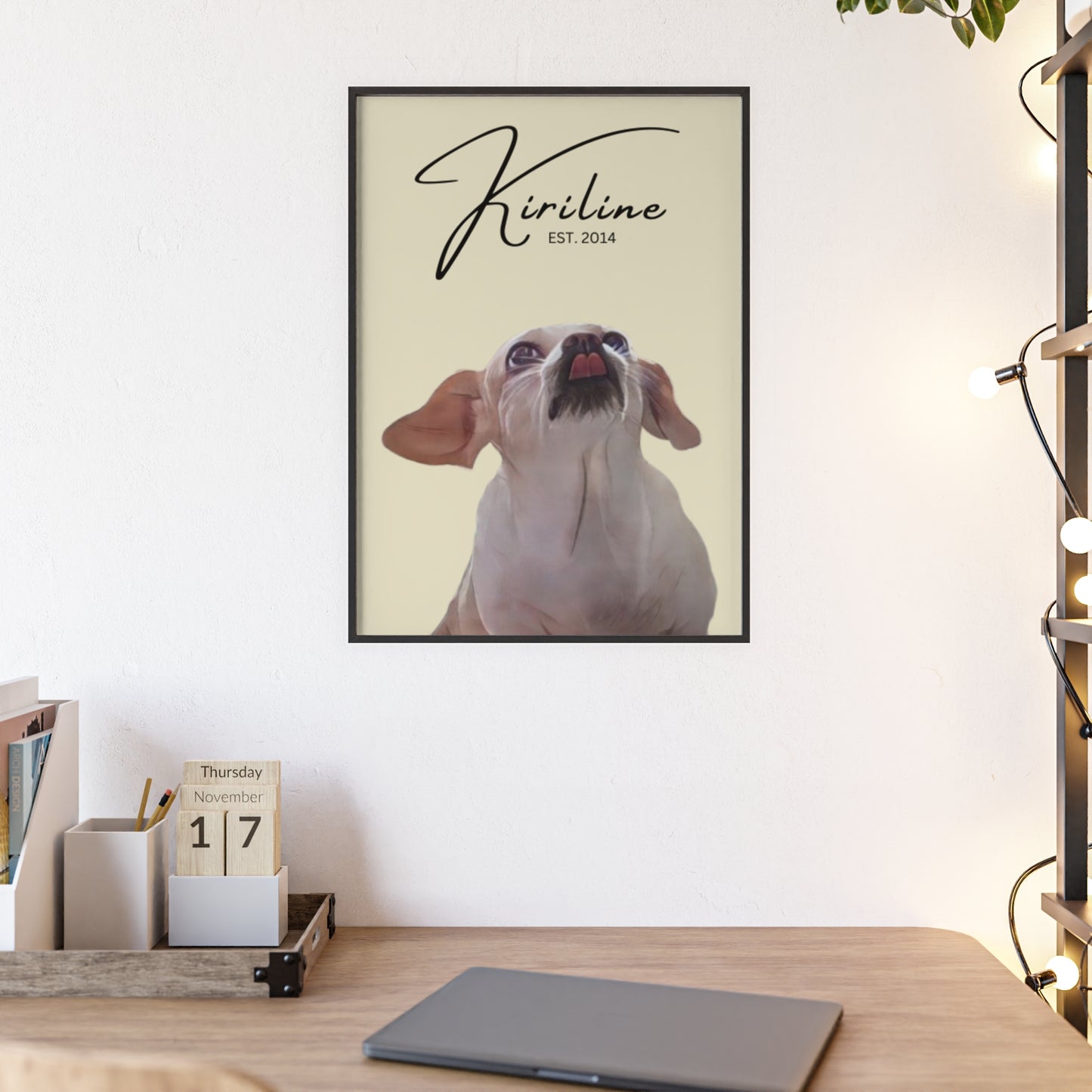 Personalized Pet Portrait Poster, Custom Dog Art, Home Decor, Gift for Dog Lovers, Animal Wall Art, Unique Pet Memory