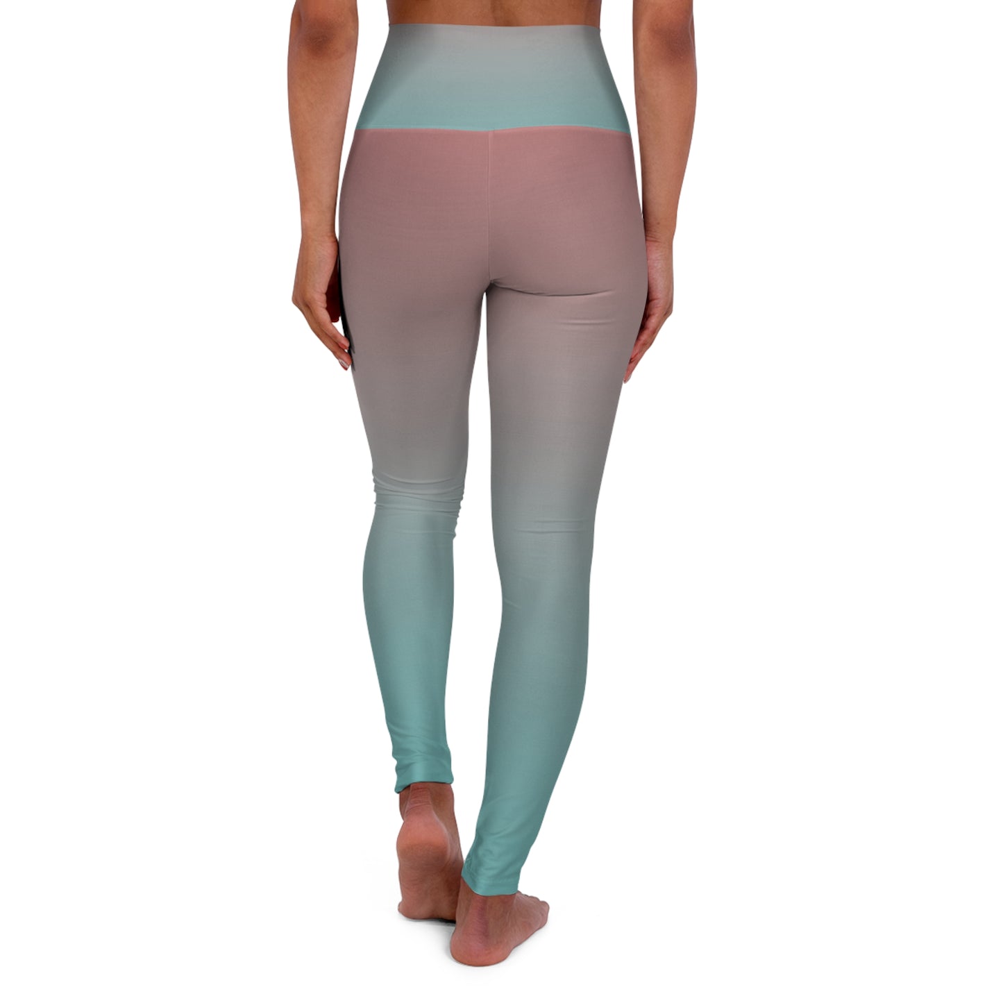 Ombre High Waisted Yoga Leggings, Comfortable Activewear, Fitness Leggings, Workout Gear, Gym Essentials, Yoga Apparel